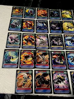 Bandai Digimon D-Tector Series 3 Trading Card Game lot 32 cards common/unc/rare - Image 2