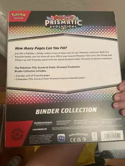 Pokemon TCG: Scarlet & Violet Prismatic Evolutions Binder Collection New Sealed - Image 2