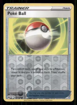 Poke Ball Crown Zenith #137/159 Common Reverse Holo Pokemon LP - Image 1