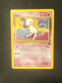 Pokemon TCG: MEW #8 2000 WotC Pokemon League Black Star Promo A - Image 2