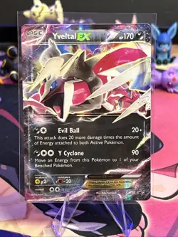 Pokemon XY Promos Yveltal EX XY150 Promo LP - Image 1