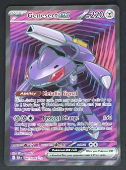 POKEMON - GENESECT EX 161/086 - FULL ART ULTRA RARE - S&V WHITE FLARE - NM - Image 1