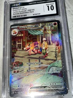 SKELEDIRGE EX Paldea Evolved Special Illustration Rare #258 CGC 10 Pokemon - Image 2