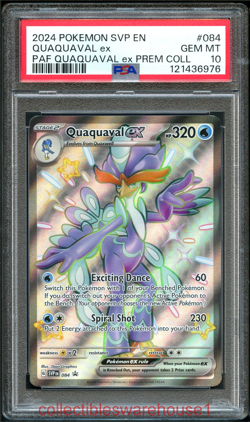 Pokemon Promo Quaquaval ex 084 PSA 10 - Image 1