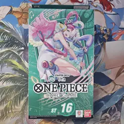 SEALED One Piece TCG ST16 Starter Deck 16: GREEN Uta PRB-01 Booster Pack ENGLISH - Image 1