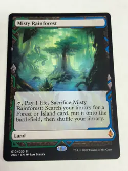 Misty Rainforest Zendikar Rising Expeditions Regular, NM - Image 1