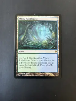 Misty Rainforest MTG Zendikar #220/249 LP - Image 1