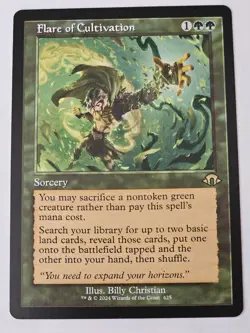 Flare of Cultivation Retro Frame - Modern Horizons 3 - MTG - Image 1