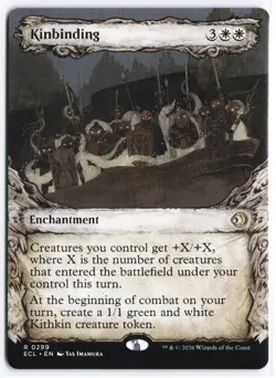 Foil Kinbinding (Showcase) Lorwyn Eclipsed LP 299 - Image 1