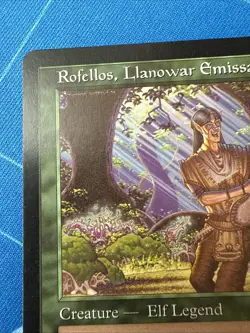 Rofellos, Llanowar Emissary - Urza's Destiny - Magic the Gathering Vintage 1999 - Image 2