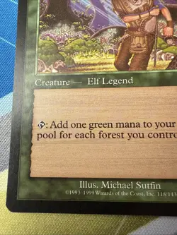 Rofellos, Llanowar Emissary - Urza's Destiny - Magic the Gathering Vintage 1999 - Image 4