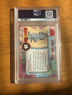 2000 Topps Chrome #66 Machop Sparkle PSA 8 NM-MT - Image 2