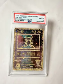 2000 POKEMON GAME PROMO ANCIENT MEW PSA 6 EX-MT - Image 1