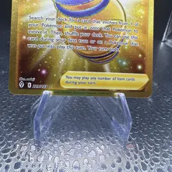 Pokemon Boost Shake (Secret) 229/203 SWSH07: Evolving Skies Holo Gold TCG NM - Image 4