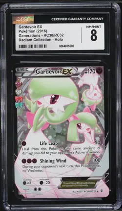 CGC 8 Gardevoir EX Full Art Generations Radiant Collection 2016 Pokemon #RC30 - Image 1