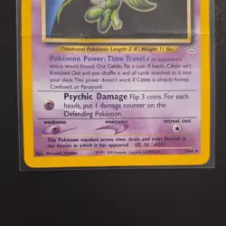 Damaged folded Pokemon Celebi 03/64 Neo Revelation Holo Rare English Unlimited - Image 3