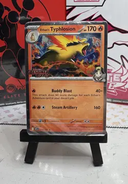 Pokemon TCG Ethan's Typhlosion Destined Rivals Build And Battle Deck Sealed - Image 1