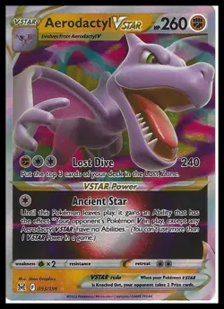 Pokemon - SWSH11: Lost Origin #093/196 Aerodactyl VSTAR FREE SHIPPING (US Only) - Image 1