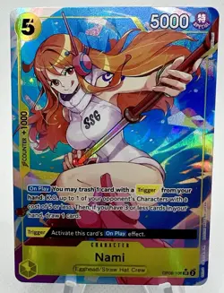 Nami OP08-106 Two Legends Foil Alternate Art Super Rare - Image 1