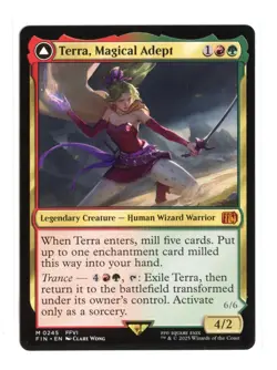 Terra, Magical Adept M 245 Regular FINAL FANTASY MTG Card NM - Image 1