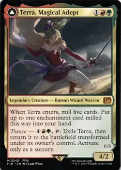 Terra, Magical Adept Final Fantasy Magic MTG NM - Image 1