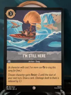 I'm Still Here - Azurite Sea - 196/204 - Lorcana TCG - Common Non Foil - Image 1