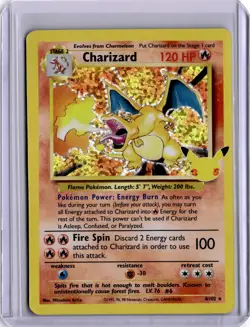 Charizard Celebrations Classic Collection 4/102 Holo Base Set Pokemon Card 2021 - Image 1