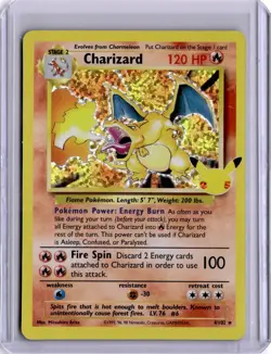 Charizard Celebrations Classic Collection 4/102 Holo Base Set Pokemon Card 2021 - Image 1