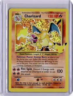 Charizard Celebrations Classic Collection 4/102 Holo Base Set Pokemon Card 2021 - Image 1