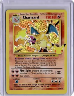 Charizard Celebrations Classic Collection 4/102 Holo Base Set Pokemon Card 2021 - Image 1