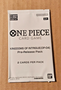 One Piece English Booster Promo Rare Pre-Release Pack OP04 Card Carte Mint - Image 1