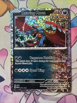Roaring Moon - 011/015 - M24 EN Holo Mcdonald's Dragon Discovery Pokemon Card NM - Image 1