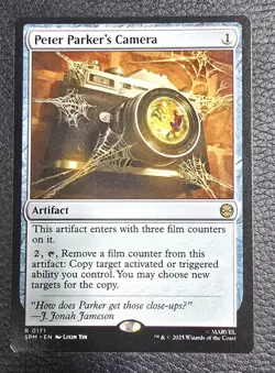 Peter Parker's Camera Marvel's Spider-Man Regular MTG NM Magic Card - Image 1