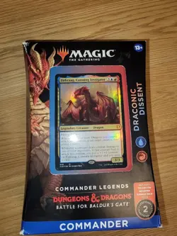 MTG Commander Legends: Battle for Baldur's Gate Draconic Dissent Commander Deck - Image 1