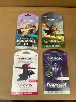 Magic: The Gathering: 4 Play Booster Packs Included - Brand New - Image 1