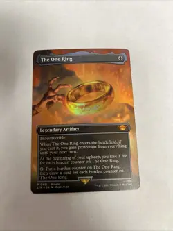 The One Ring Borderless Foil Promo Card #0451 MTG DM - Image 1