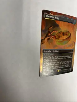 The One Ring Borderless Foil Promo Card #0451 MTG DM - Image 5