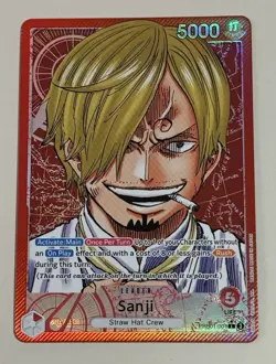 Sanji PRB01-001 Leader Alt Art PRB-01 Premium The Best One Piece Card English NM - Image 1