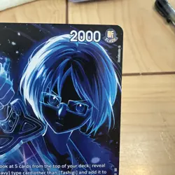 One Piece Tashigi OP06-050 R 2 English Foil Card Game Navy Rare - Image 3
