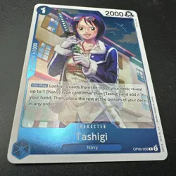 Tashigi One Piece Card Game Wings of the Captain NM Eng-OP06-050 Rare - Image 3