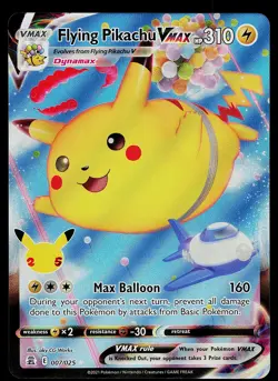 Pokemon Card - Flying Pikachu VMAX Celebrations 007/025 Ultra Rare - Image 1