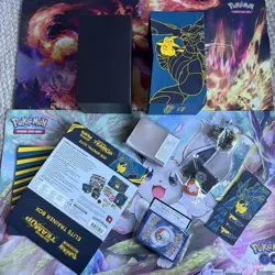 Pokemon EMPTY Team Up Elite Trainer Box ETB - Card Storage - Pikachu & Zekrom - Image 3