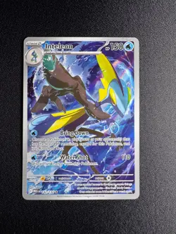 Pokemon Mega Evolution Inteleon 142/132 Illustration Rare Holo NM - Image 1