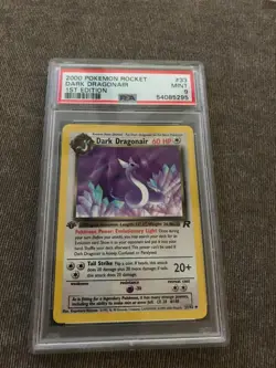 Pokemon Team Rocket #33 - Dark Dragonair - Mint - 1st Edition PSA 9 - Image 1