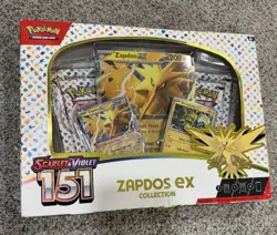 Pokemon TCG Scarlet & Violet 151 Zapdos EX Collection Box Sealed NEW (READ!) - Image 1