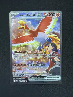 Pokemon TCG Ethan's Ho-Oh EX Sir 230/182 Destined Rivals - NM - Image 1