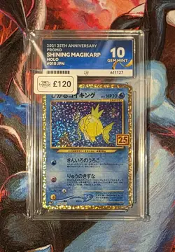 Ace 10 Shining Magikarp 010/025 25th Anniversary Graded Pokemon Card Japanese - Image 4