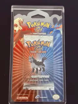 Pokemon EX Ruby And Sapphire Sealed Blister Booster Pack 2003 - Image 1