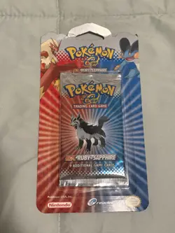 Pokemon EX Ruby And Sapphire Sealed Blister Booster Pack 2003 - Image 2