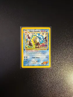 Pokemon Misty's Gyarados 13/132 1st Edition Gym Challenge Holo Rare - Image 1